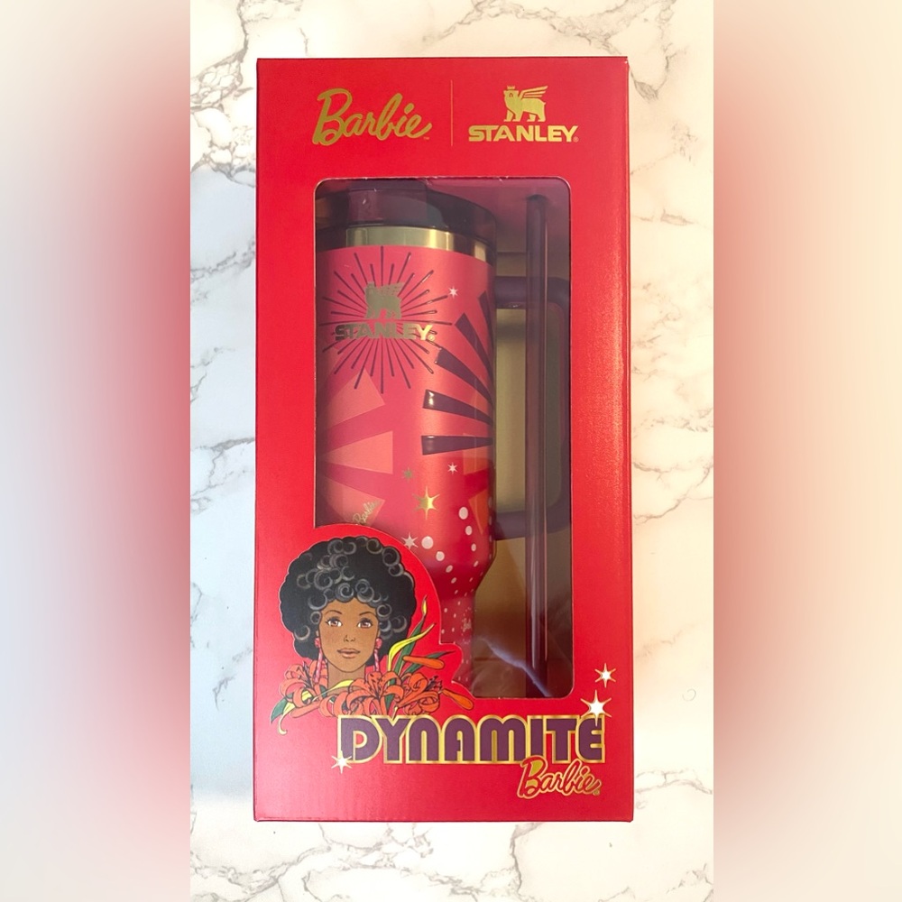 The Barbie X Stanley ‘80s Dynamite Limited Edition Quencher